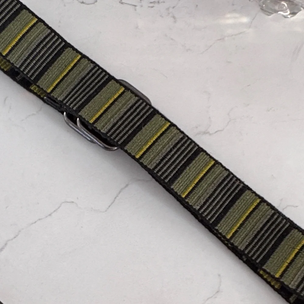 21MEN Striped Fabric Belt Men’s‎ L/XL
